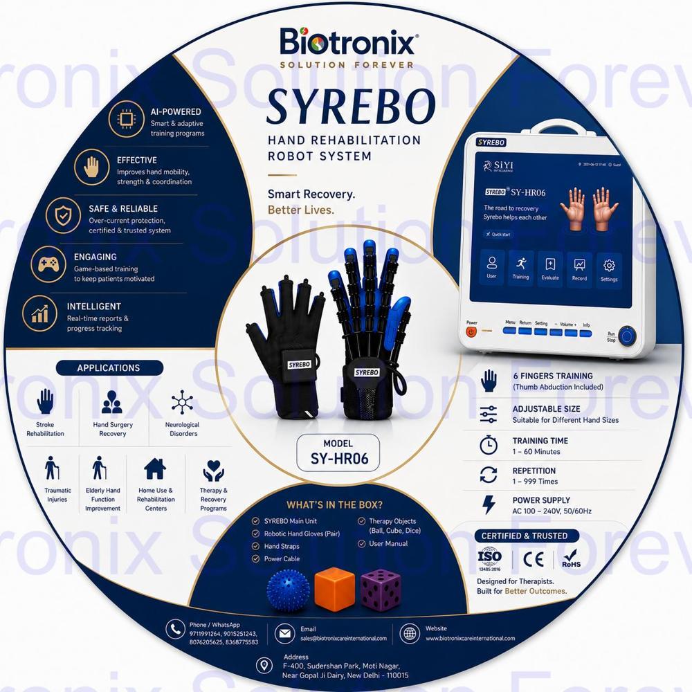SYREBO C12 Pneumatic Hand Rehabilitation Glove