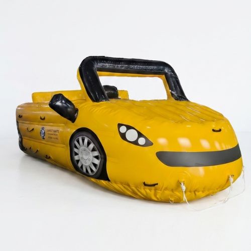 Inflatable Stylish Towable Cruz Car (Yellow)