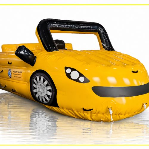 Inflatable Stylish Towable Cruz Car (Yellow)