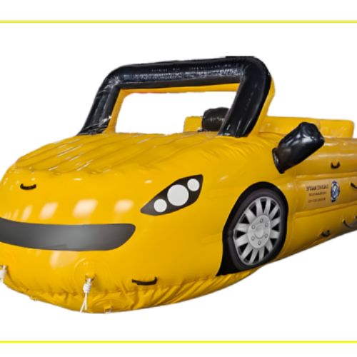 Inflatable Stylish Towable Cruz Car (Yellow)
