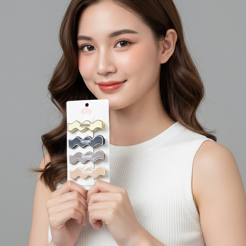 Superior Design Premium Fashion Hair Clips (4 Pc) - Application: As Per Product Requirement