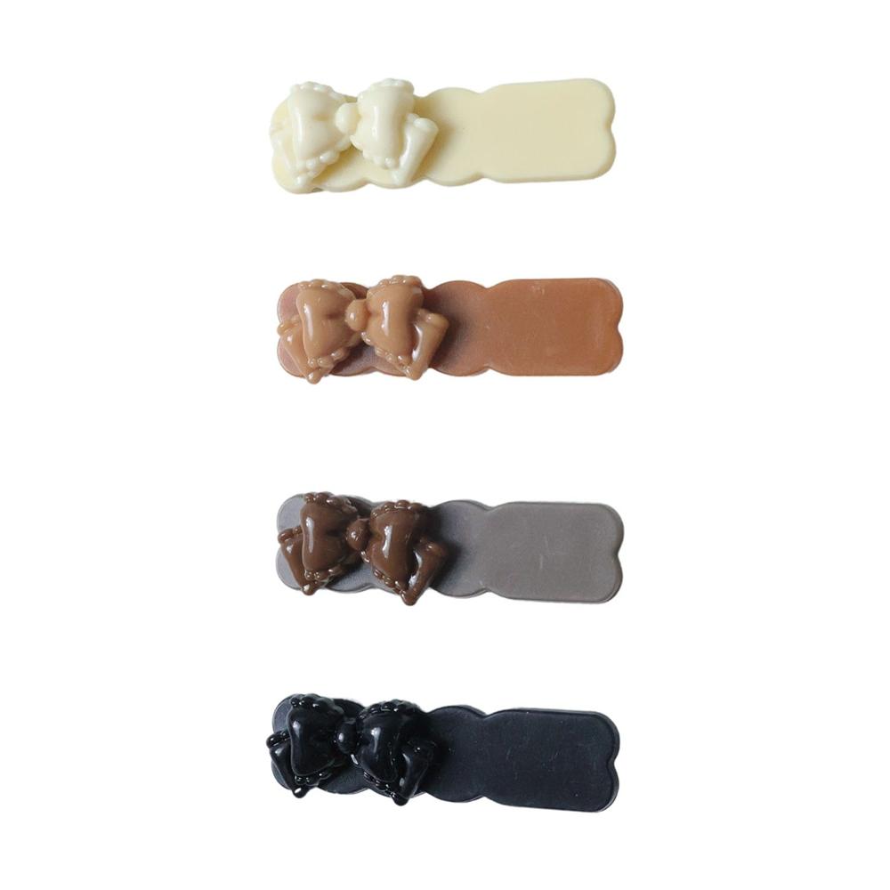 Elegant Bow Design Hair Clips Set (4 Pc) - Application: As Per Product Requirement