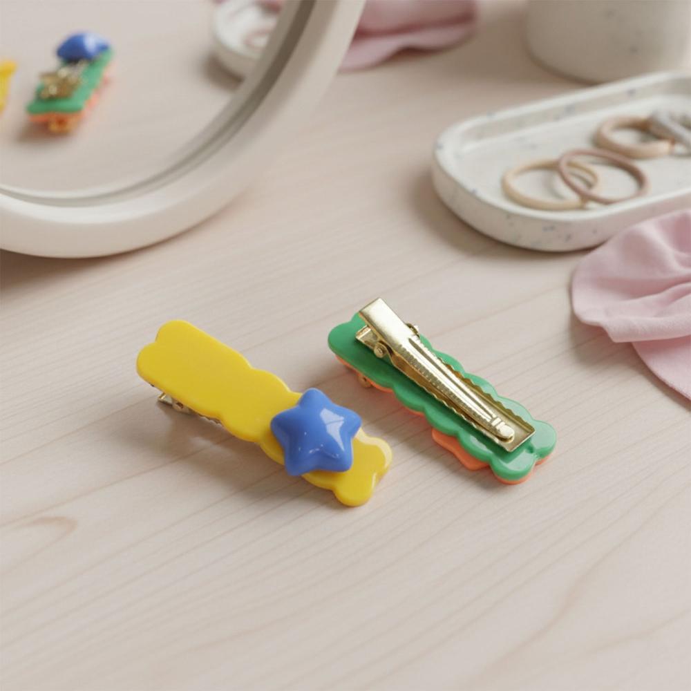 Decorative Hair Clip Set (4 Pc) - Age Group: As Per Product Requirement