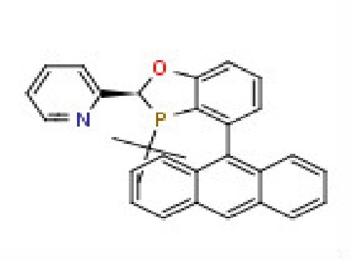 2-((2S,3S)-4-(Anthracen-9-yl)-3-(tert-butyl)-2,3-dihydrobenzo[d][1,3] oxaphosphol-2-yl)pyridine