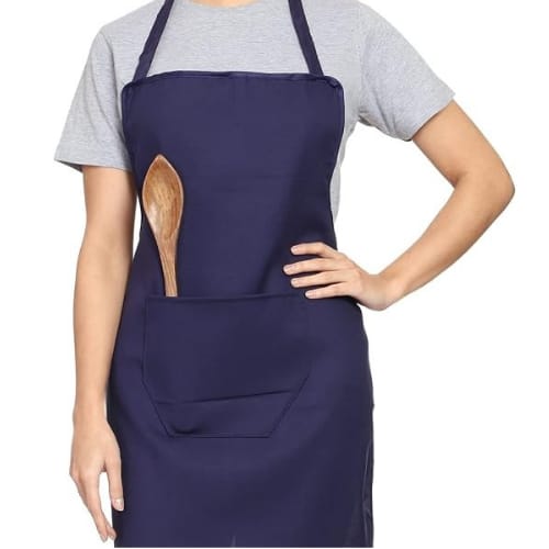 Polycotton Bib Chef Apron - Color: White