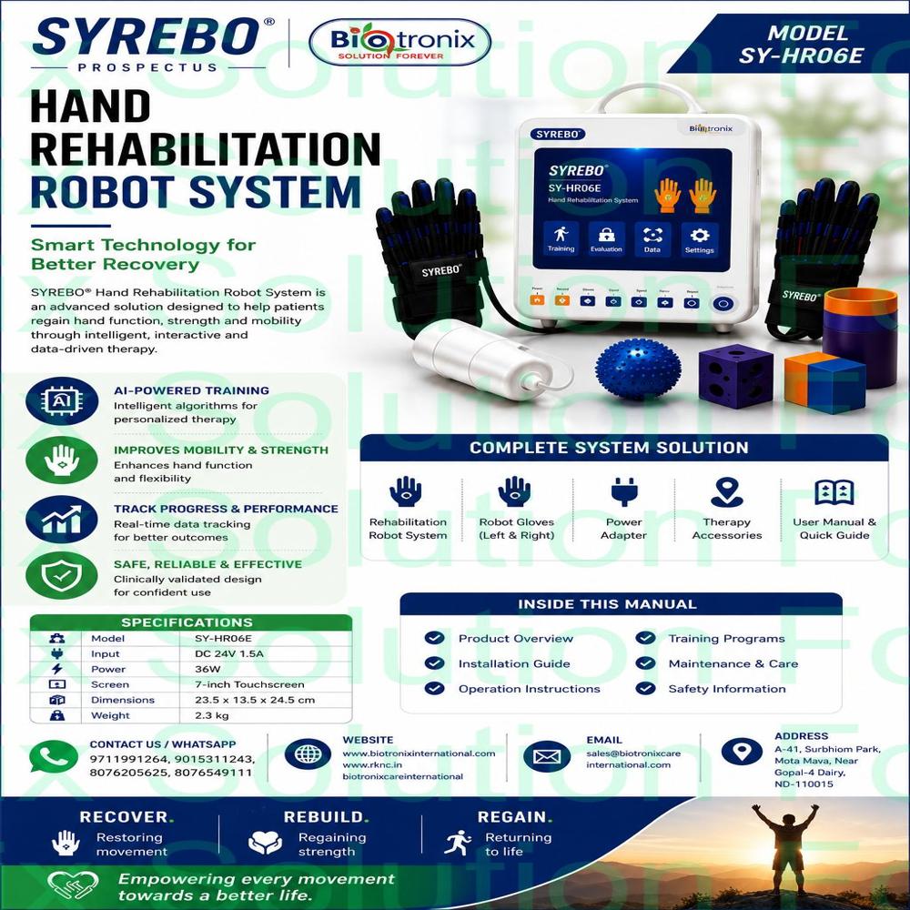 SYREBO C12 Robotic Hand Training System