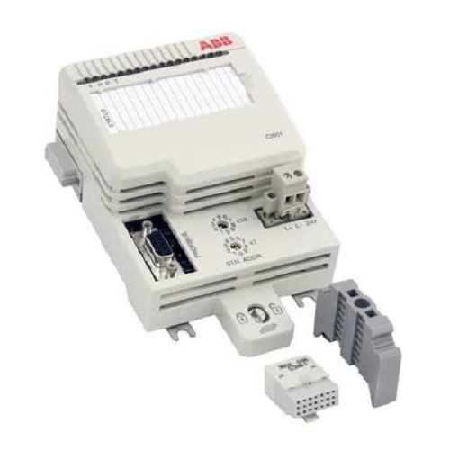 ABB CI801 PROFIBUS FCI S800 Interface (3BSE022366R1) | PROFIBUS DP-V1 field communication interface, 12,000 kbit/s high-speed data exchange, includes TB807 modulebus terminator & power connector, IP20, centralized S800 I/O station head