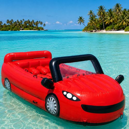 Inflatable Stylish Towable Cruz Car (Red)