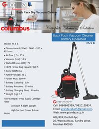 COLUMBUS Wet & Dry Vacuum Cleaner SW 53/S