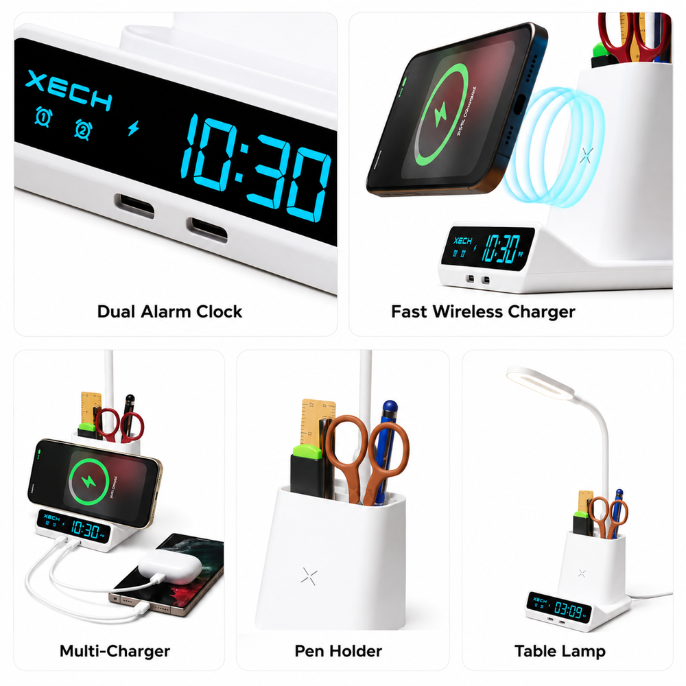 QUEST ULTRA 5 in 1 digital alarm clock