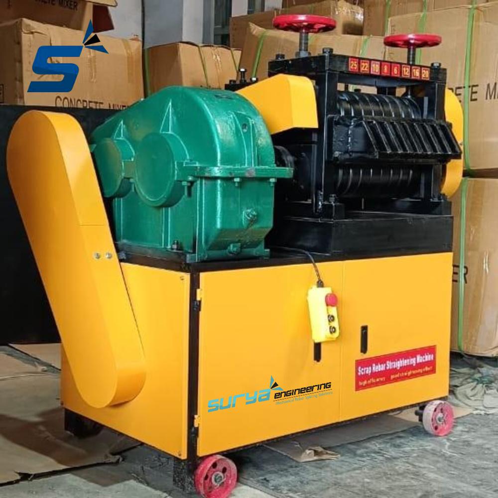 rebar straightening and cutting machine