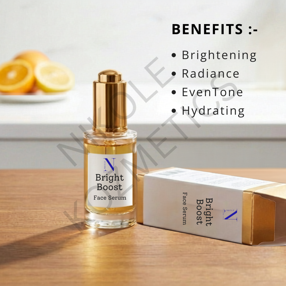 Bright Boost Face Serum - Attributes: Smudge Proof