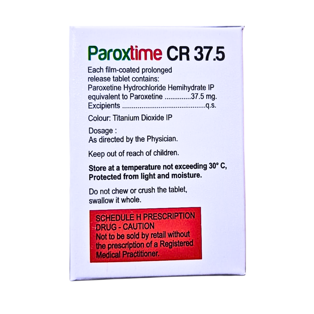 Paroxetine Hydrochloride Prolonged Release Tablets 37.5 mg