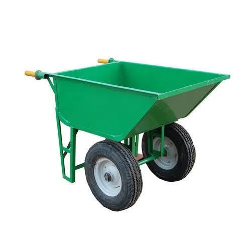 double wheel barrow trolley