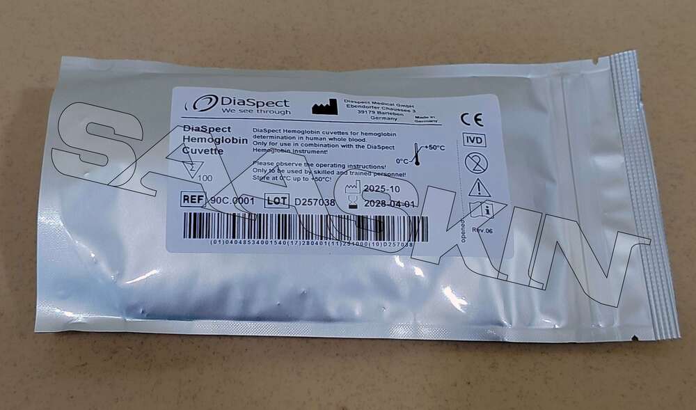 EKF Diagnostics DiaSpect T D24 Hemoglobin Microcuvettes