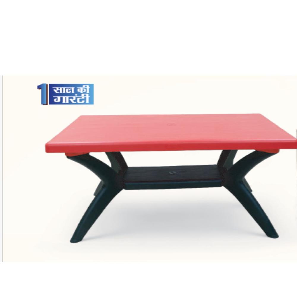Plastic Folding Table - Color: Rad And Coffee