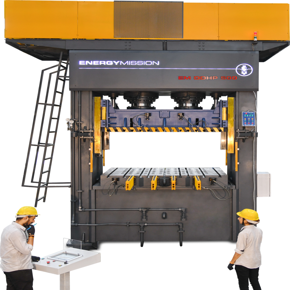 Deep Drawing Hydraulic Press Machine - Color: Blue