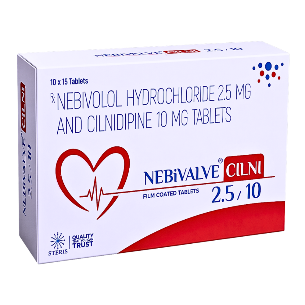 Nebivolol Hydrochloride 2.5 mg And Cilnidipine 10 mg Tablets