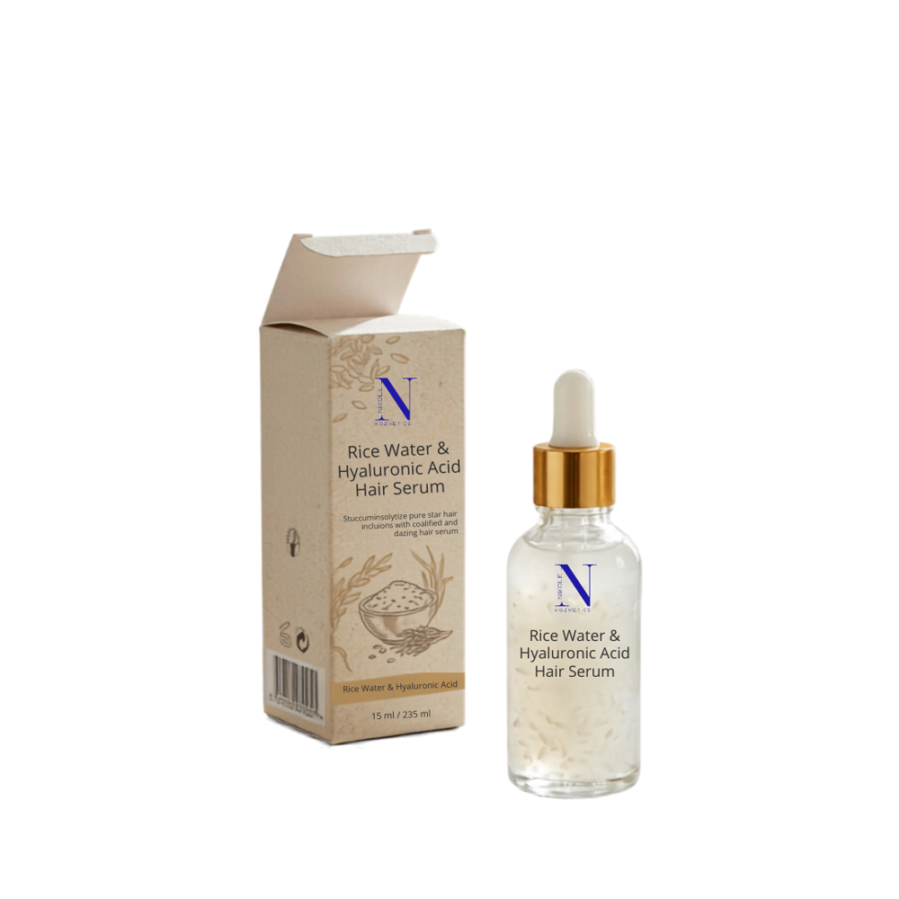 Rice Water & Hyaluronic Acid Hair Serum - Color Code: -