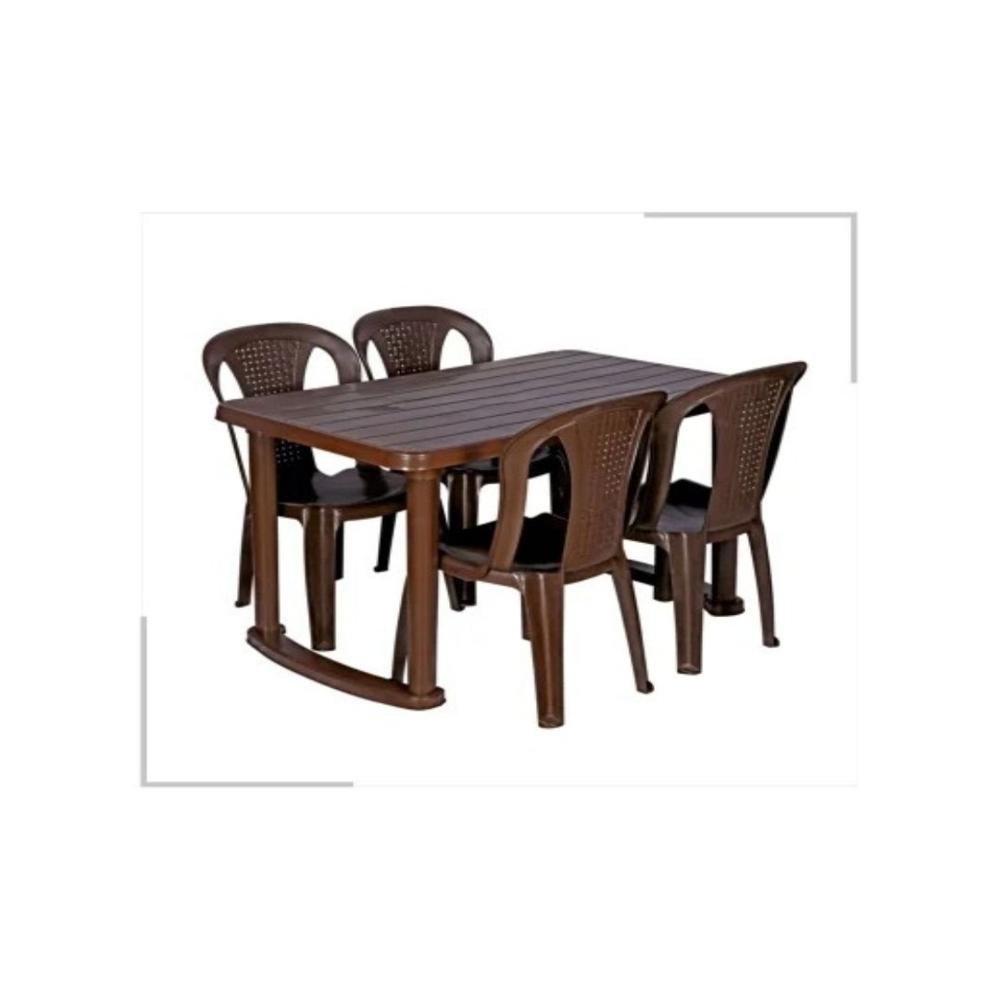 plastic table and chair