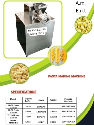 Pasta making machine