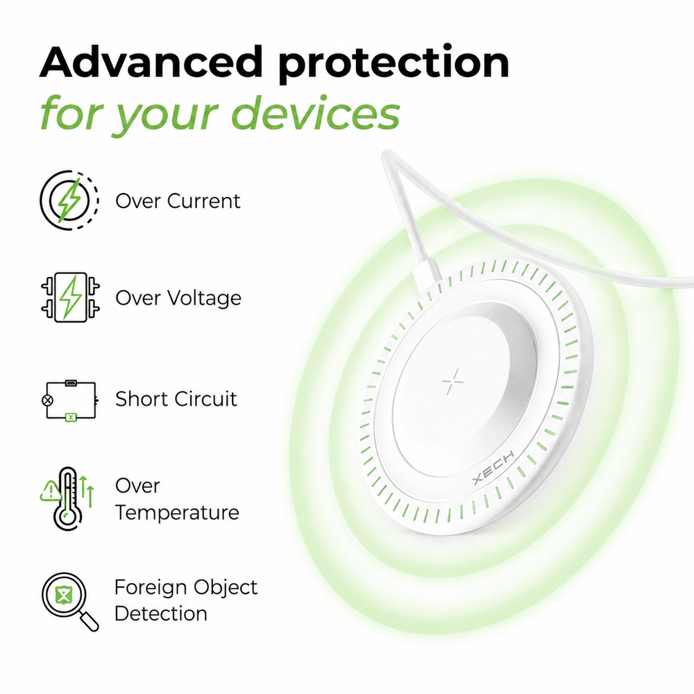 POWE BASE 15W fast wireless charger for your qi-enabled devices