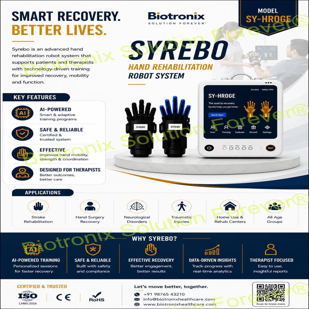 SYREBO C12 Professional Robotic Hand Trainer