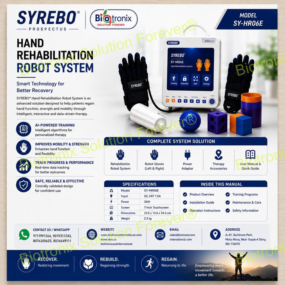 SYREBO C12 Professional Robotic Hand Trainer