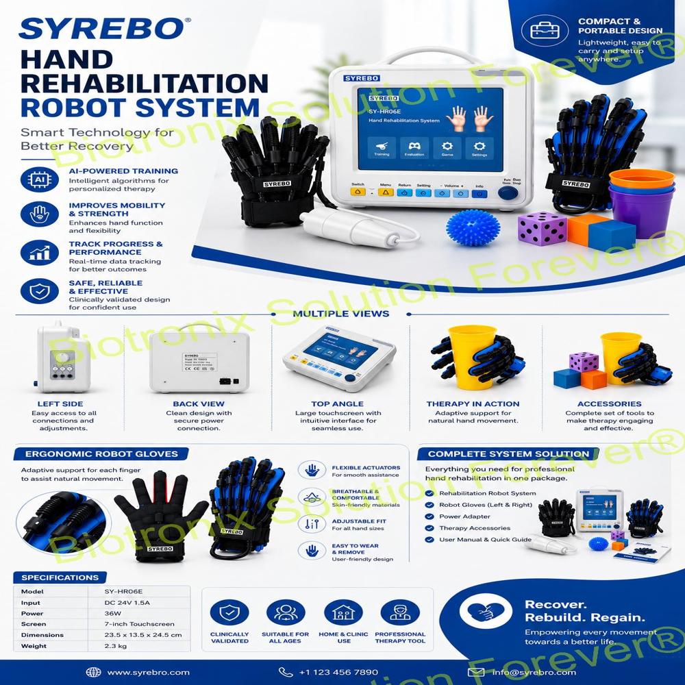 SYREBO C12 Professional Robotic Hand Trainer