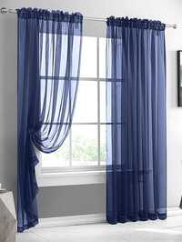 Cotton Plain Single Panel Rod Pocket Curtains