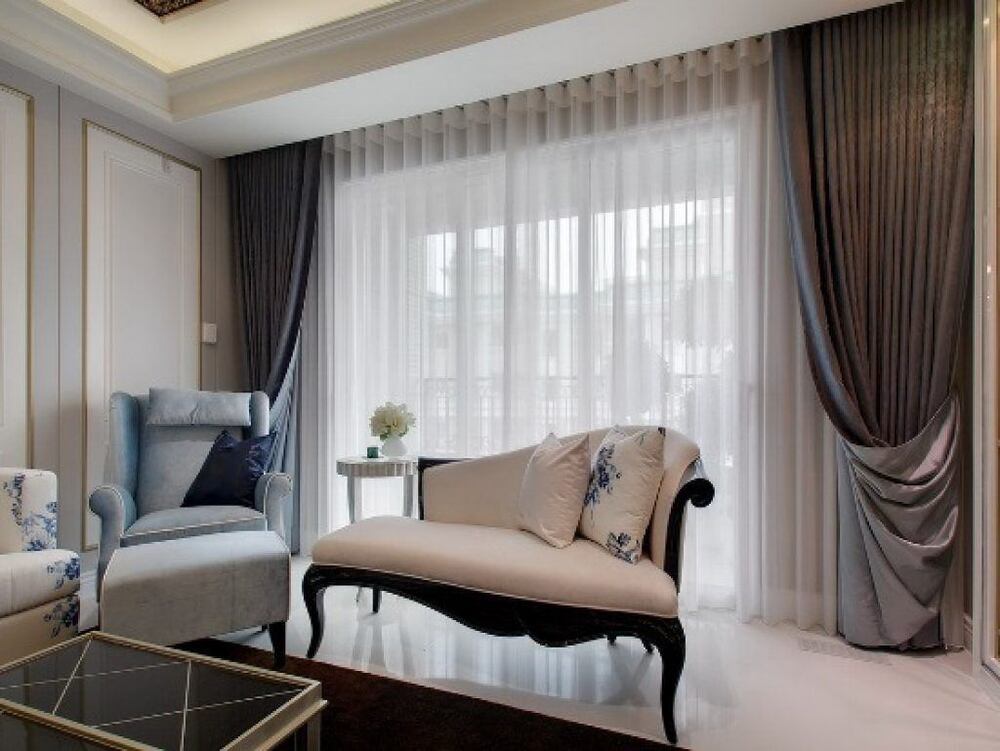 Party Polyester Eyelet Curtain