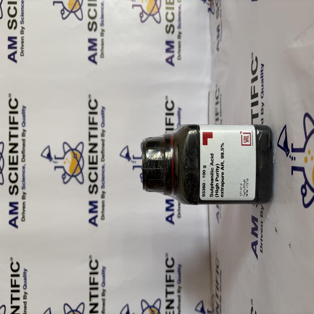 Sulphanilic Acid (High Purity) ACS, 98% 100g SRL