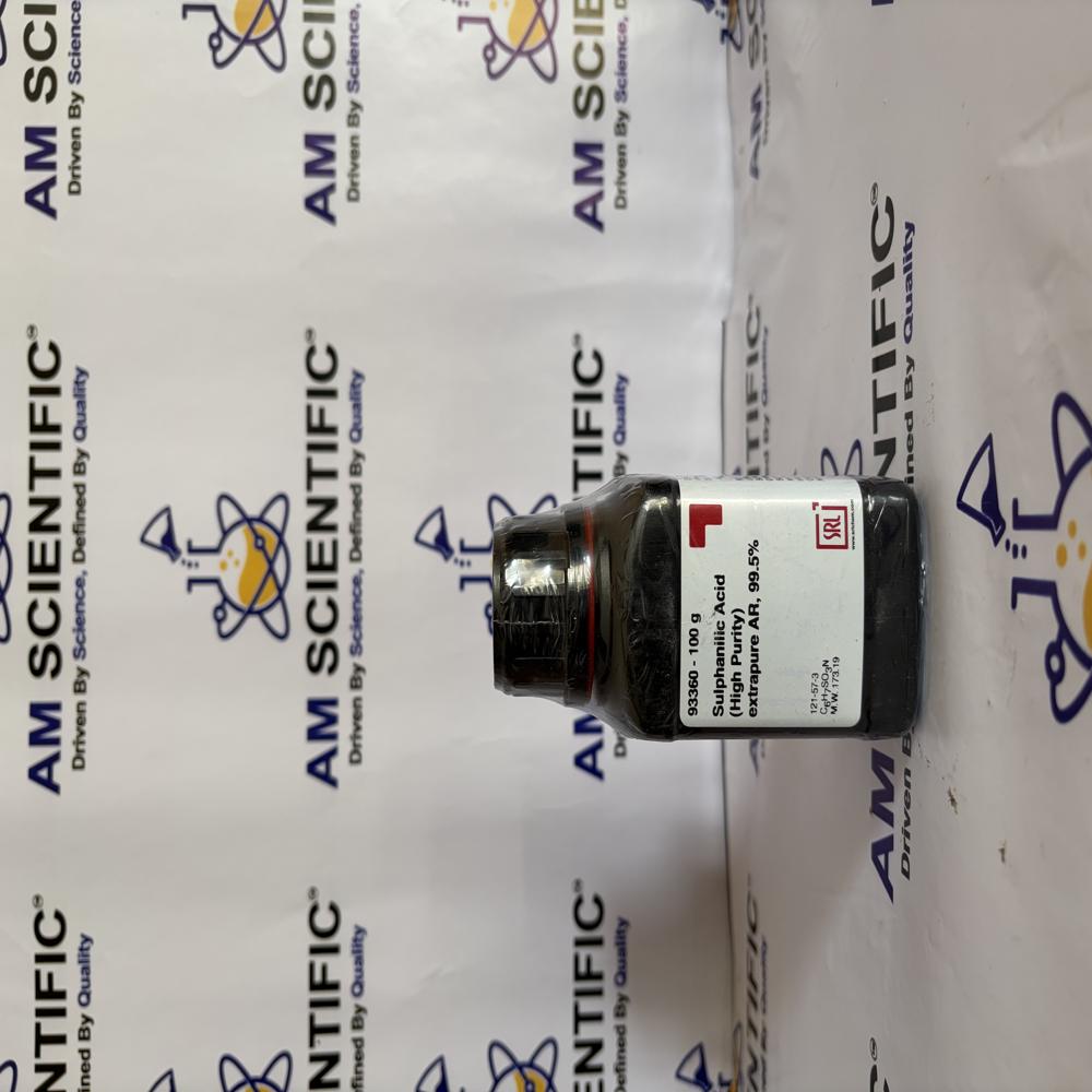 Sulphanilic Acid (High Purity) ACS, 98% 100g SRL