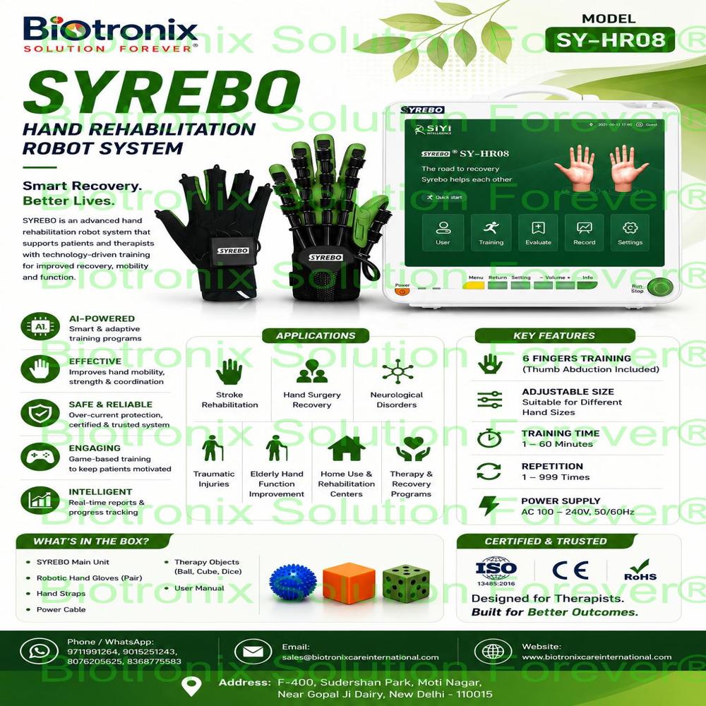 SYREBO C12 Robotic Glove for Stroke Recovery