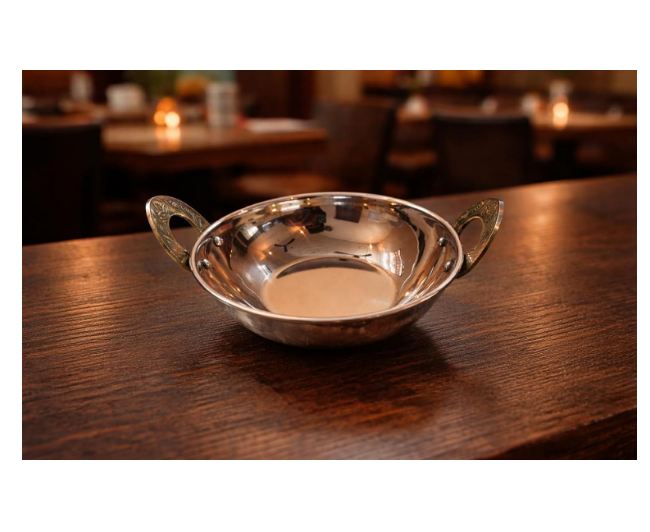 Serving Karahi Ss - Color: Silver