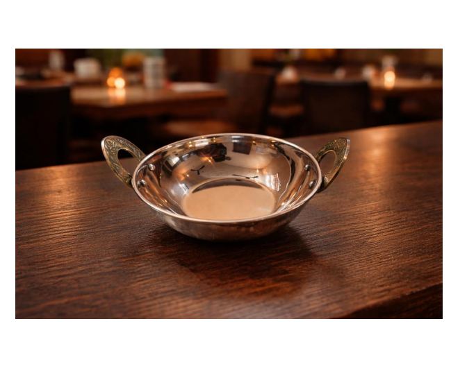 Serving Karahi Ss - Color: Silver