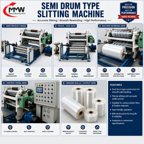 Paper Roll Slitting Machine - Bopp Tape, Paper, Non-woven Fabric, Aluminum Foil, Pp, Ld | Computerized Slitting Rewinder, Plc Control, Automatic, 1-year Warranty