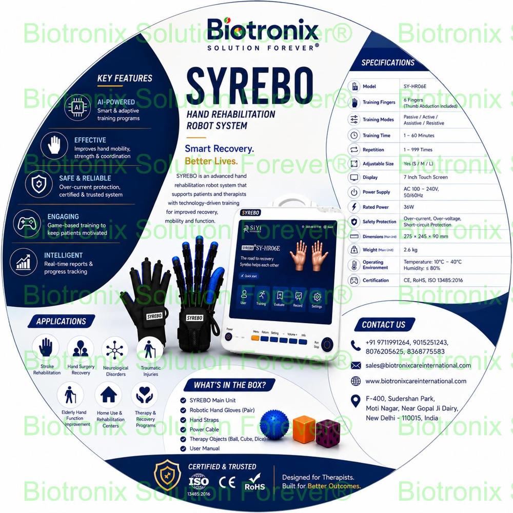SYREBO C12 Digital Hand Rehabilitation System