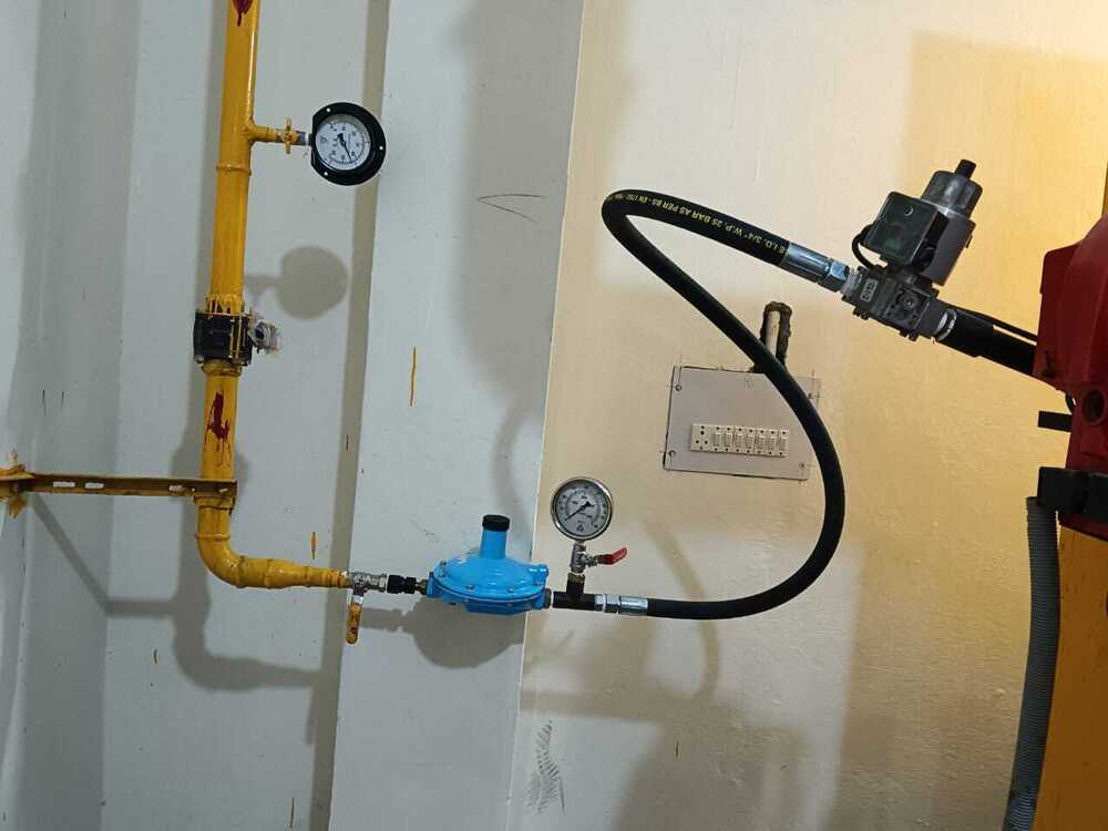 LPG Burner Dropping Point Gas Pipeline