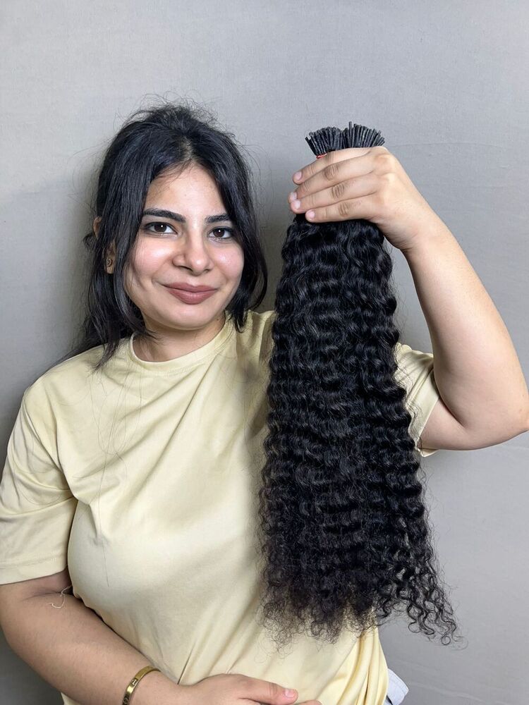 Curly Flat Tips Hair