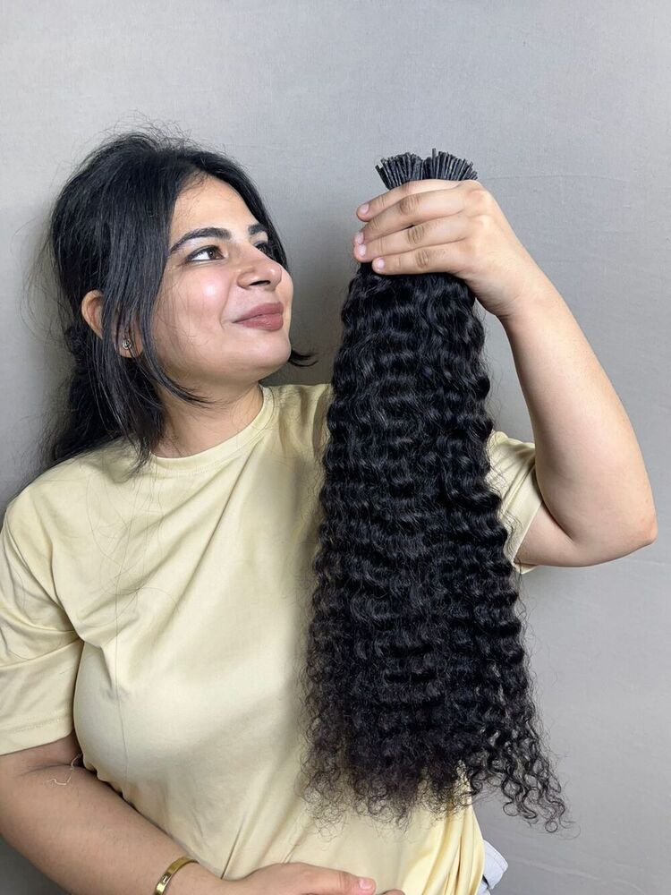 Curly Flat Tips Hair