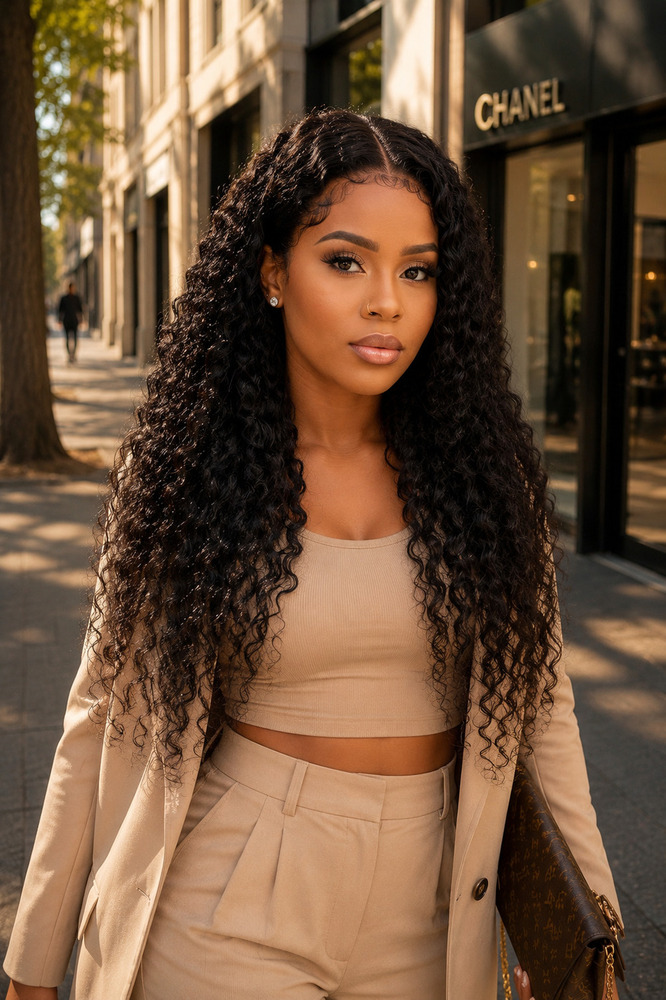 Deep Curly Virgin Wig