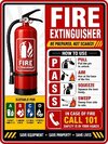 SAFETY SIGNAGE - FIRE EXTINGUSHER BOARD
