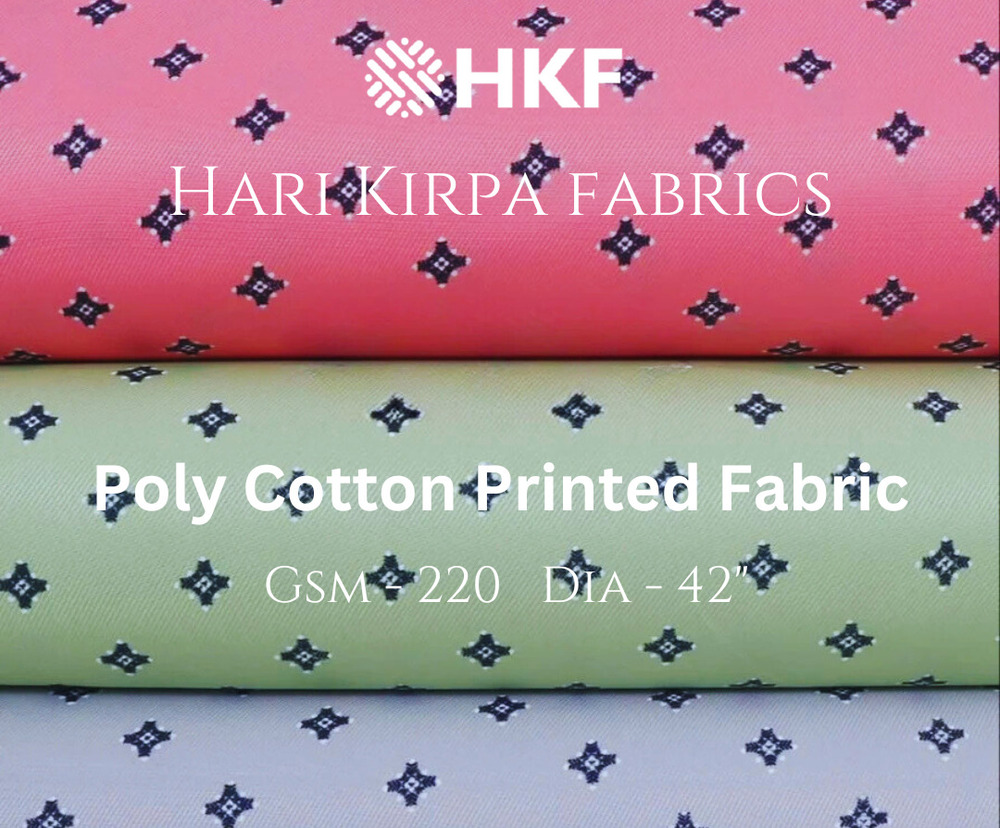 220GSM Poly Cotton Printed Fabric