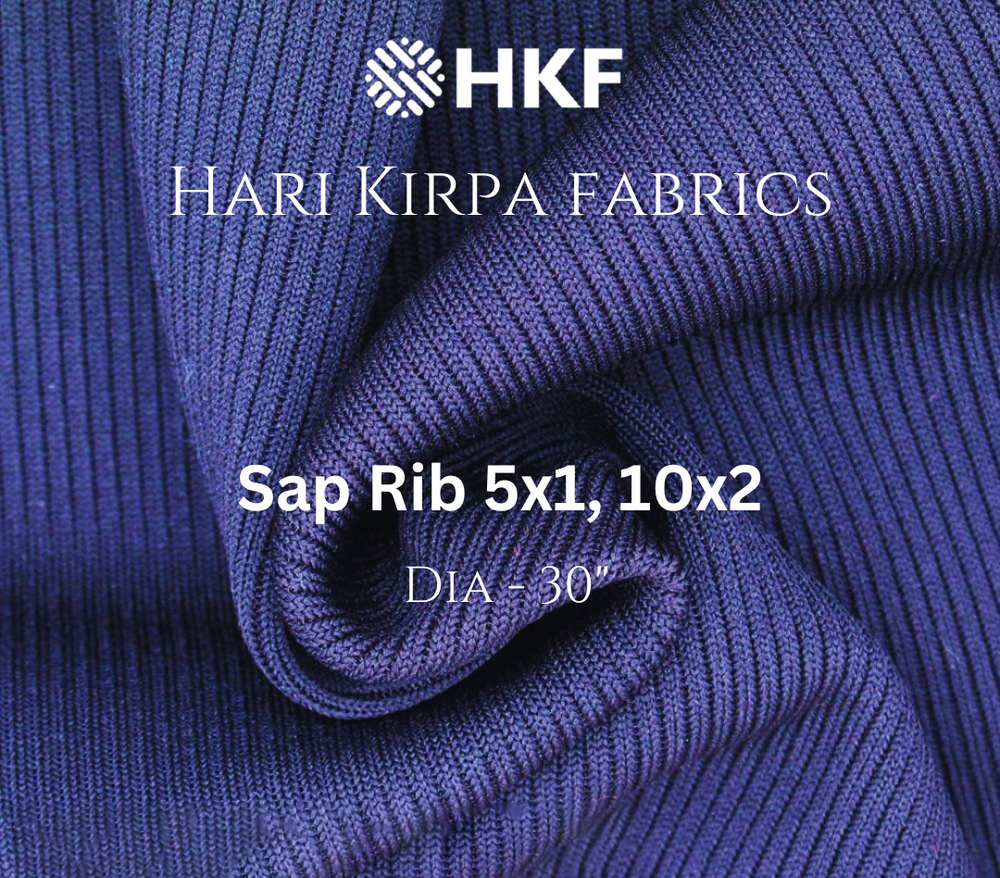10x2 Sap Rib Knit Fabric