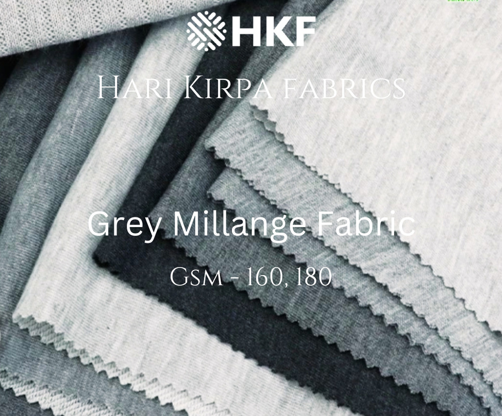 180GSM Grey Melange Fabric