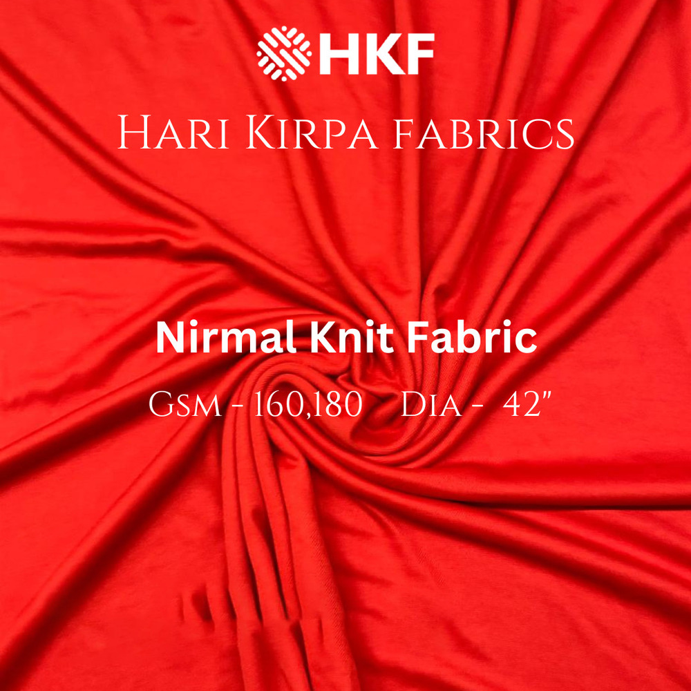 180Gsm Nirmal Knit Fabric - Application: Garment Industry