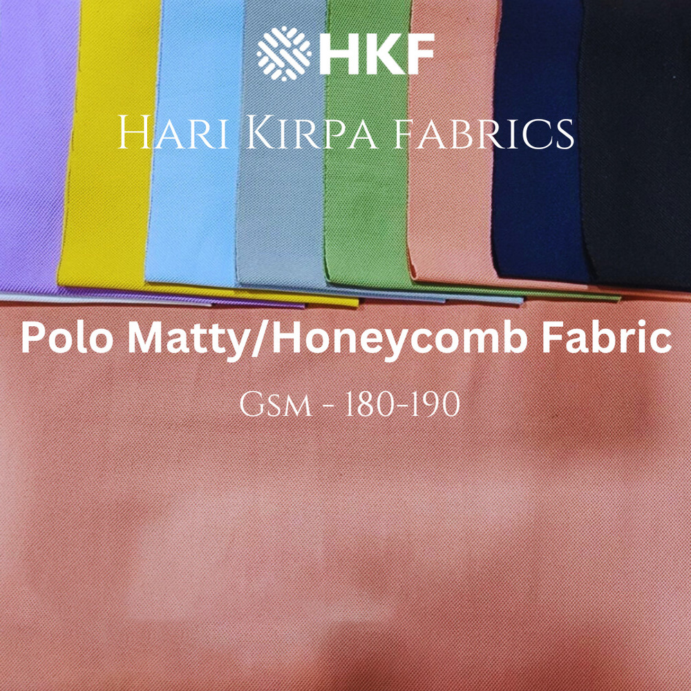190GSM Polo Matty Honeycomb Fabric