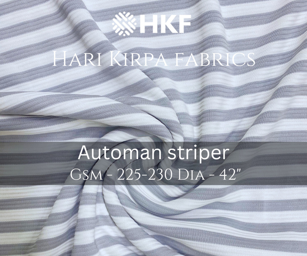 230GSM Automan Stripper Printed Fabric