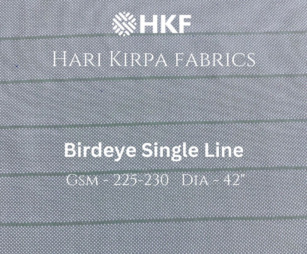 230GSM Birdeye Single Line Fabric